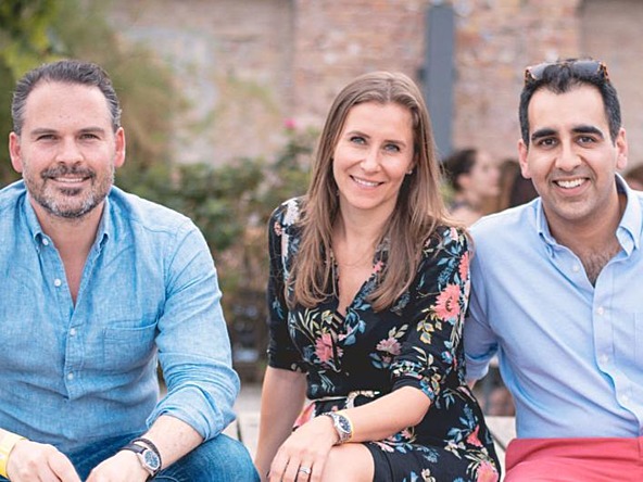 Atheneum founders Mathias Wengeler, Marta Margolis and Ammad Ahmad